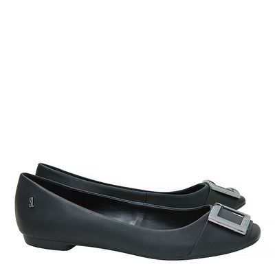 Sapatilha New Couro Pelica Soft Preto