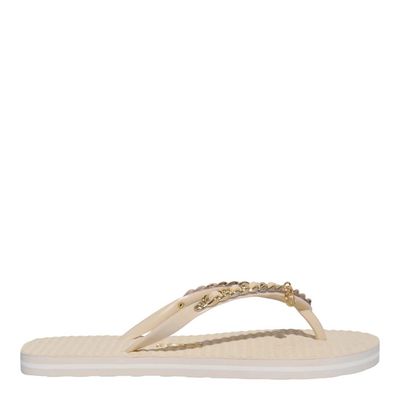 Chinelo Flip Flop Texturizada Off White