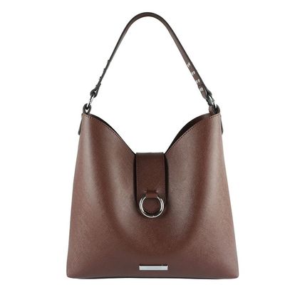 Bolsa Risco Argola Marrom
