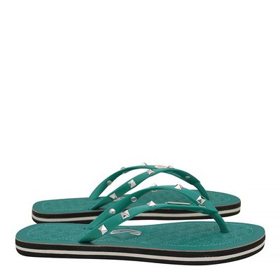 Flip Flop Rebite Verde
