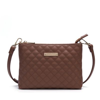 Bolsa Caviar Matelassê Marrom