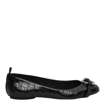 Sapatilha Croco Argola Preto