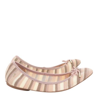 Sapatilha Tricot Listrada Rosa