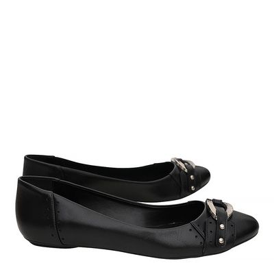 Sapatilha Confort Argola Preto