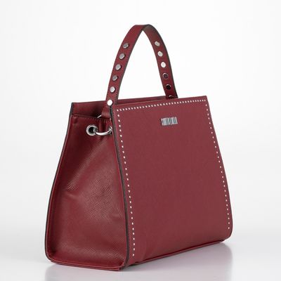 Bolsa Tote Tachinhas Vermelha