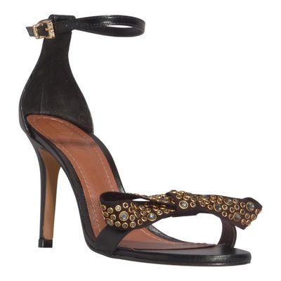 Sandália Couro Confort Preto