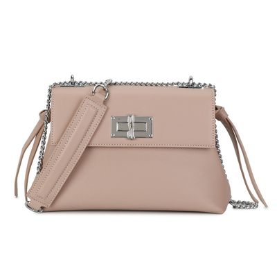 Bolsa Retangular Média Nude Rosado