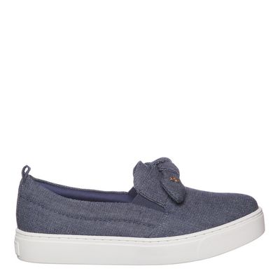 Tênis Slip On Jeans Azul Imperial