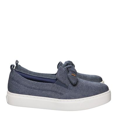 Tênis Slip On Jeans Azul Imperial