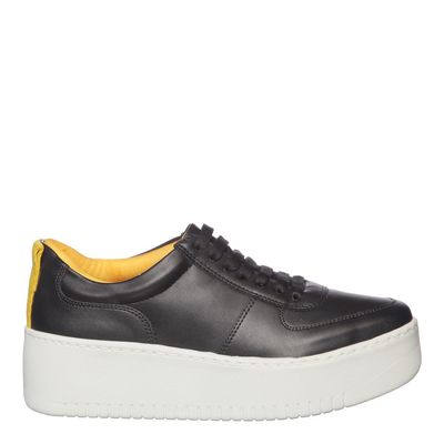 Tênis estilo Lolla Sport Preto e Amarelo