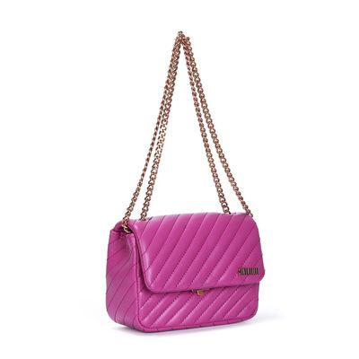 Bolsa Pequena Soft Alça De Ombro Rosa Pink