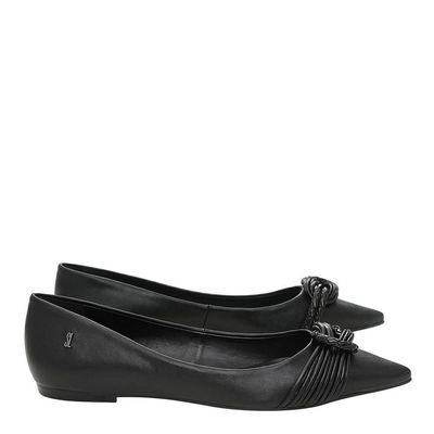 Sapatilha New Couro Pelica Soft Preto