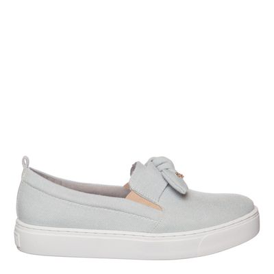 Tênis Slip On Infantil Azul Claro Laço