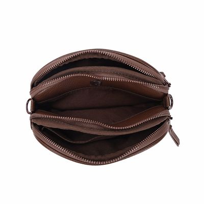 Bolsa Camera Bag Marrom Escuro Floater Alça Corrente