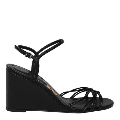 Sandália New Couro Pelica Soft Preto