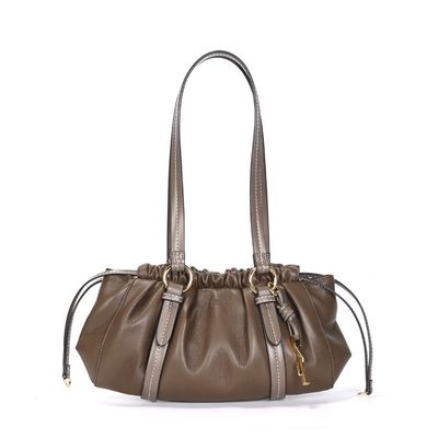 Bolsa Soft Marrom Alça Ombro