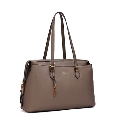 Bolsa Tote Floater Cinza Fog Alça De Ombro