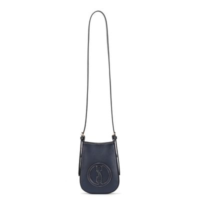 Bolsa Porta Celular Soft Azul Navy Alça Transversal