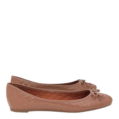 Sapatilha Matelassê Laço Bege