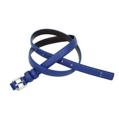 Cinto Fino Risco Azul Marinho