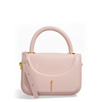 Bolsa Com Caixa Transversal Soft Rosa