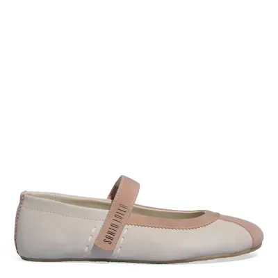 Tênis Sapatilha Napa Off White E Rosa