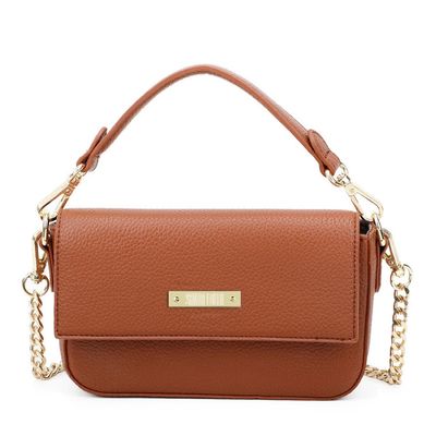 Bolsa Floater Pequena Corrente Marrom