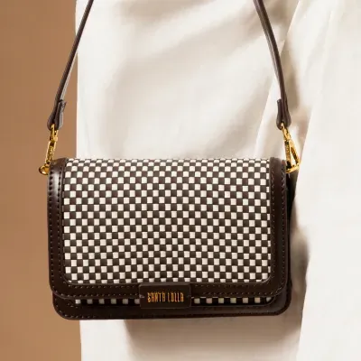 Bolsa Tressê Alça De Ombro Marrom