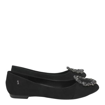 Sapatilha Suede Preto