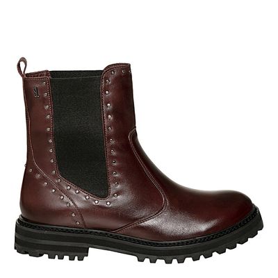Bota Chelsea Vinho  Rocker Tachas