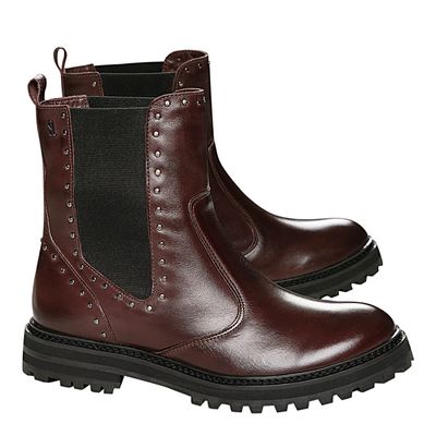 Bota Chelsea Vinho  Rocker Tachas