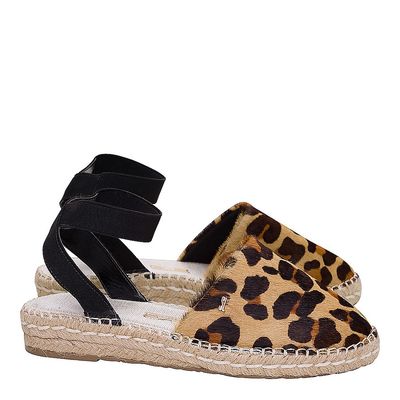 Espadrille Corda Animal Print