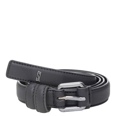 Cinto croco fino sl cinza