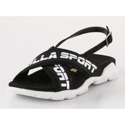 Flip Flop Acamurçado Lolla Sport Preto e Branco