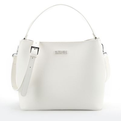 Bolsa Média Quadrada Branca