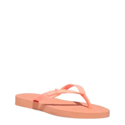 Chinelo Borracha Bico Fino Laranja