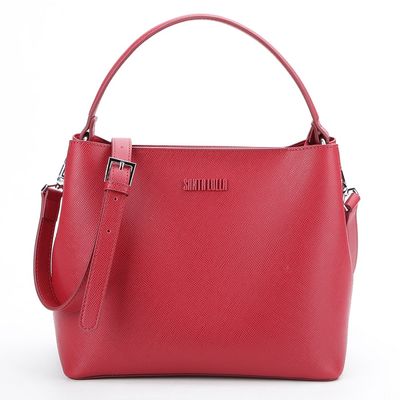Bolsa Média Quadrada Vermelha