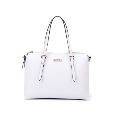 Bolsa Grande Quadrada Branca