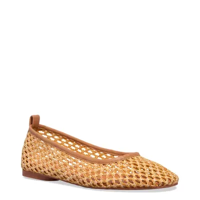 Sapatilha Palha Tramado Bege Palha