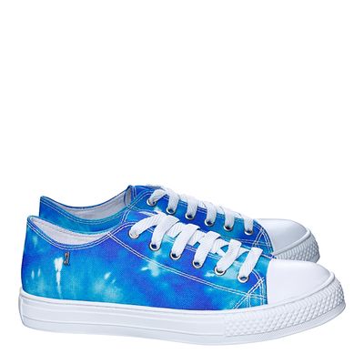 Tênis Lona Tie Dye Azul
