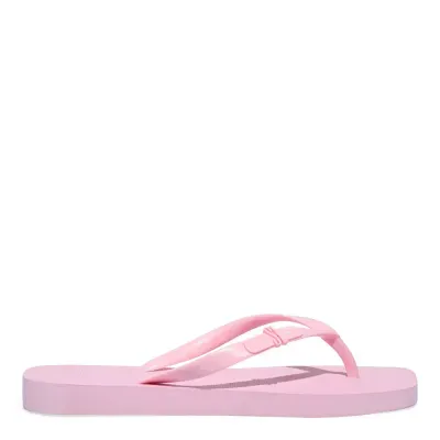 Chinelo Borracha Bico Quadrado Rosa