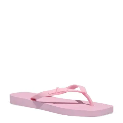 Chinelo Borracha Bico Quadrado Rosa