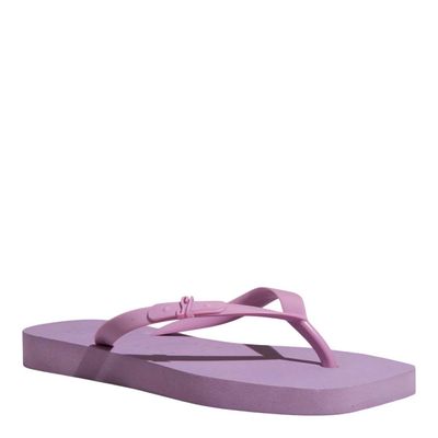 Chinelo Borracha Bico Quadrado Roxo Lupine