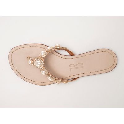 Rasteira Atanado Pu Off White