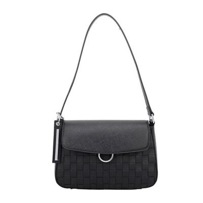 Bolsa Média Trançada Preto