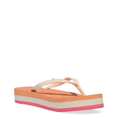 Chinelo Flatform Borracha Off White