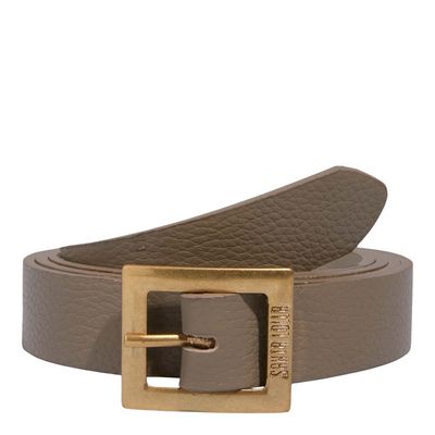 Cinto Couro Floater Cinza Fog