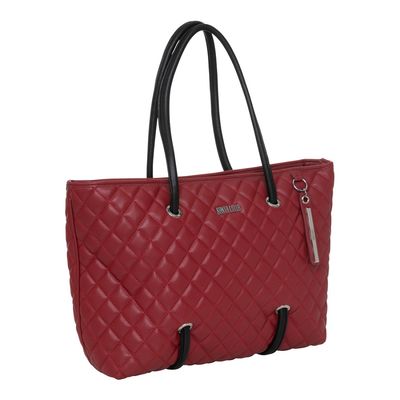 Bolsa Grande Matelassê Vinho