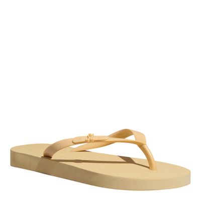 Chinelo Flip Flop Borracha Bege