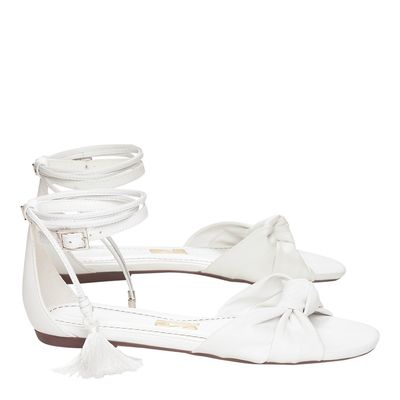 Rasteira Sl Tiras Branco